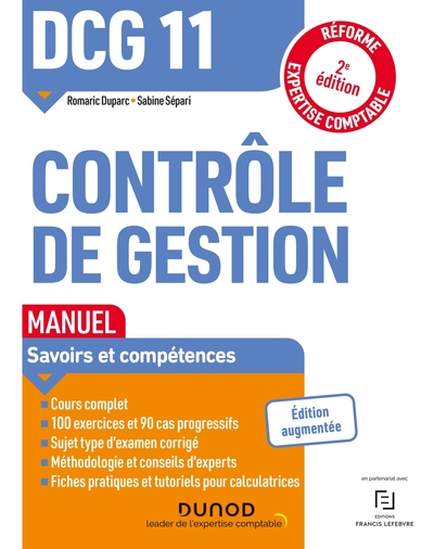 Picture of DCG 11 Contrôle de gestion - Manuel - 2e éd.