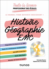 Picture of Toute la licence Professorat des écoles - Histoire, Géographie, EMC