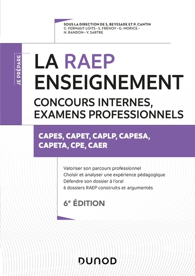 Image de La Raep enseignement - 6e éd. Concours internes, examens professionnels