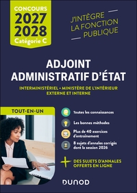 Image de Concours Adjoint administratif d'Etat - 2027-2028 - Externe et interne