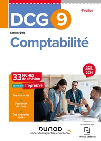 Picture of DCG 9 - Comptabilité - Fiches - 4e éd.