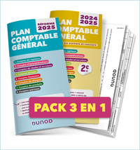 Picture of Plan comptable général - Pack 3 en 1 : PCG 2024-2025 + PCG réforme 2025 + Docs de synthèse