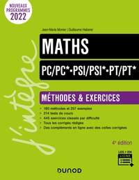 Picture of Maths Méthodes et Exercices PC/PC*-PSI/PSI*-PT/PT* - 4e éd.