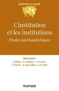 Picture of L'institution et les institutions