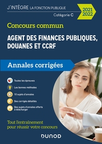 Picture of Concours Commun Agent des Finances Publiques Douanes et CCRF - Annales corrigées - Concours 2021-22