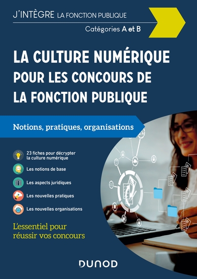 Image de La culture numérique pour les concours de la fonction publique -  Cat. A et B