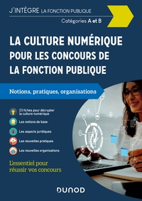 Image de La culture numérique pour les concours de la fonction publique -  Cat. A et B