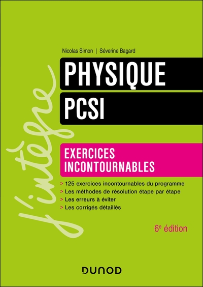 Picture of Physique, exercices incontournables, PCSI - 6e éd.