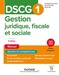 Picture of DSCG1 Gestion juridique, fiscale et sociale - Manuel 2022/2023