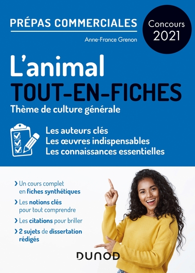 Picture of L'animal - Prépas commerciales - Concours 2021 - Tout-en-fiches