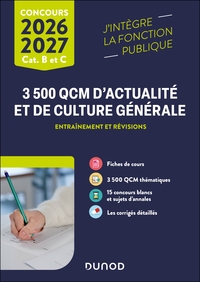 Picture of 3500 QCM d'actualité et de culture générale - 2026-2027