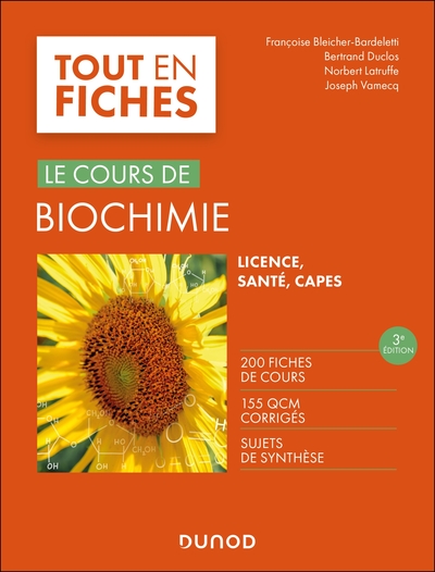 Image de Le cours de biochimie - 3e éd