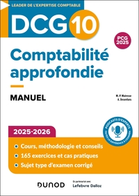 Image de DCG 10 - Comptabilité approfondie - Manuel 2025-2026