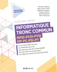 Picture of Informatique - Tronc commun MPSI-PCSI-PTSI-MP-PC-PSI-PT