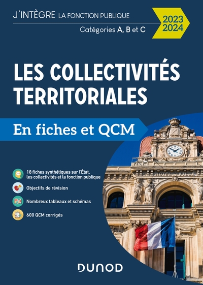 Picture of Les collectivités territoriales en fiches et QCM - 2023 2024