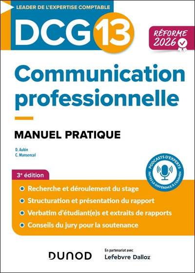 Picture of DCG 13 - Communication professionnelle - Réforme 2026-2027