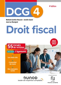Picture of DCG 4 Droit fiscal - Fiches de révision - 2022-2023