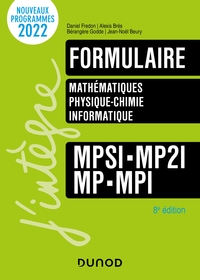 Picture of Formulaire MPSI-MP2I-MP-MPI - 8e éd.