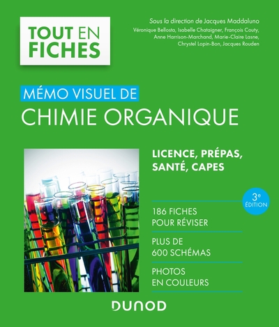 Image de Mémo visuel de chimie organique - 3e éd.