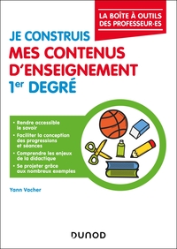 Picture of Je construis mes contenus d'enseignement 1er degré