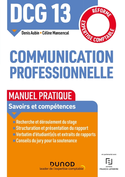 Picture of DCG 13 - Communication professionnelle - Manuel pratique