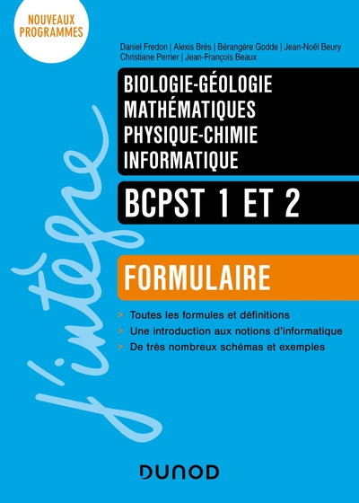 Picture of Formulaire BCPST 1 et 2