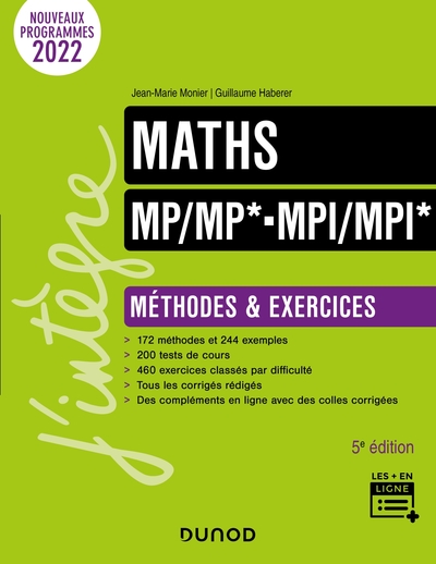 Picture of Maths Méthodes et Exercices MP/MP*- MPI/MPI* - 5e éd.
