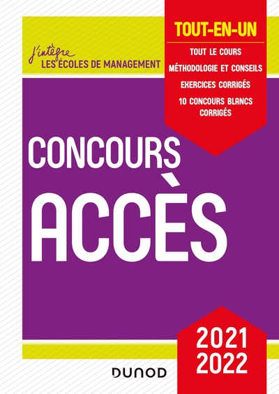 Picture of Concours Accès 2021-2022 - Tout-en-un