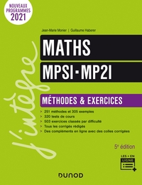 Picture of Maths MPSI-MP2I - Méthodes et Exercices - 5e éd.