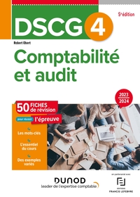 Picture of DSCG 4 - Comptabilité et audit - Fiches 2023-2024