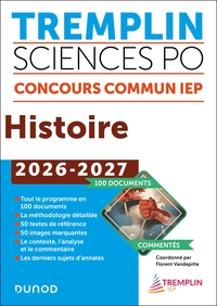 Image de Tremplin Sciences Po Histoire Concours commun 2026-2027