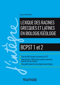 Picture of Lexique des racines grecques et latines en biologie/géologie - BCPST 1 et 2
