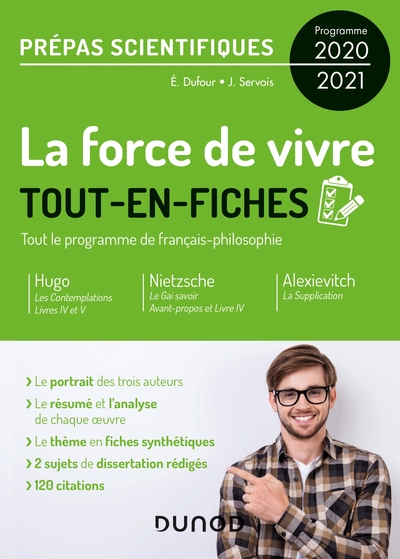 Picture of La force de vivre - Tout-en-fiches - Prépas scientifiques Programme 2020-2021