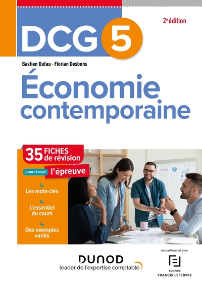Picture of DCG 5 Economie contemporaine - 35 Fiches de révision - 2e éd.