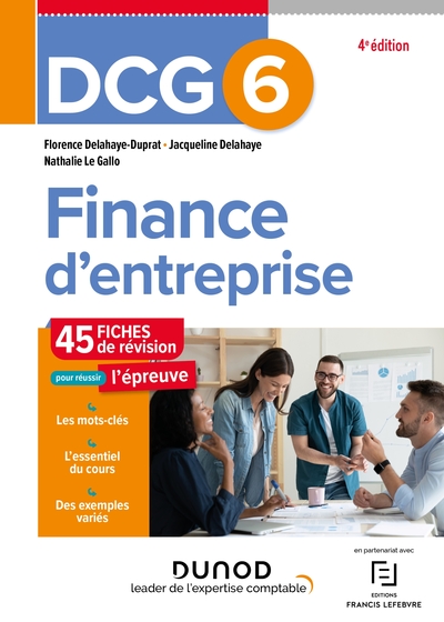 Picture of DCG 6 - Finance d'entreprise - Fiches - 4e ed.