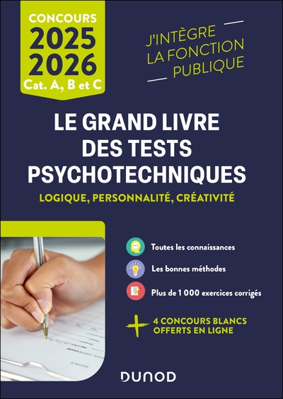 Picture of Le Grand Livre des tests psychotechniques 2025-2026