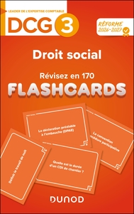 Image de DCG 3 - Droit social - révisez en 170 flashcards !