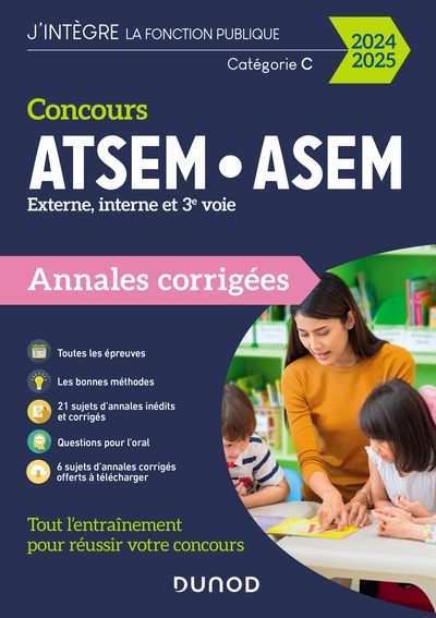 Picture of Concours ATSEM/ASEM - Annales corrigées - 2024-2025