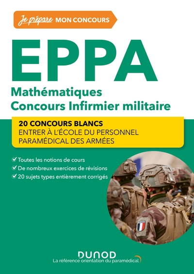 Image de EPPA - Mathématiques - Concours Infirmier militaire - 2e éd.