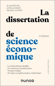 Image de La dissertation de science économique - 3e éd.