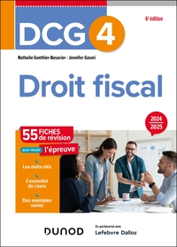 Picture of DCG 4 - Droit fiscal - Fiches 2024-2025