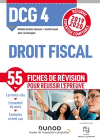 Picture of DCG 4 Droit fiscal - Fiches de révision - Réforme 2019/2020