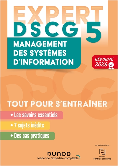 Image de DSCG 5 - Management des systèmes d'information - Expert Réforme 2026-2027