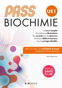 Image de PASS Biochimie - Manuel : cours + entraînements corrigés