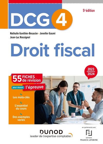 Image de DCG 4 - Droit fiscal - Fiches 2023-2024