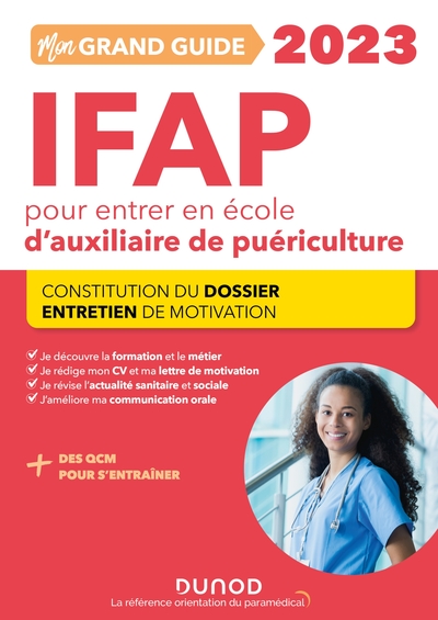 Picture of Mon grand guide IFAP 2023 pour entrer en école d'auxiliaire de puériculture
