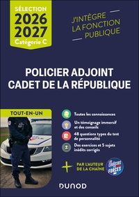 Picture of Sélection Policier adjoint et Cadet de la République - Tout-en-un - 2026-2027