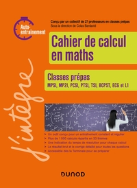 Picture of Cahier de calcul en maths