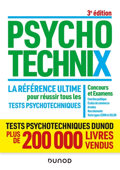Picture of PsychotechniX - La référence ultime pour réussir tous les tests psychotechniques - 3e éd.