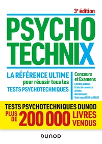 Picture of PsychotechniX - La référence ultime pour réussir tous les tests psychotechniques - 3e éd.